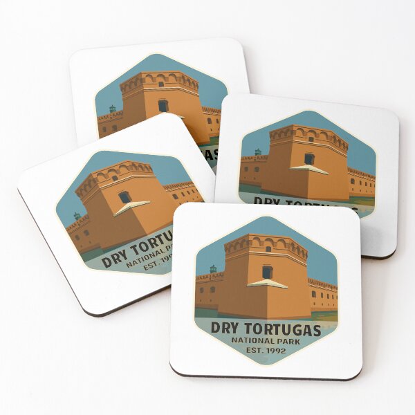 Item preview, Dry Tortugas National Park Retro Island Sticker designed and sold by Ismeal Von.