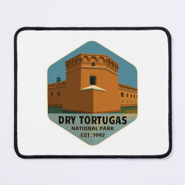 Item preview, Dry Tortugas National Park Retro Island Sticker designed and sold by Ismeal Von.