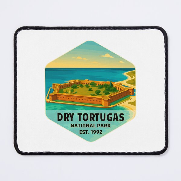 Item preview, Dry Tortugas National Park Retro Island Sticker designed and sold by Ismeal Von.
