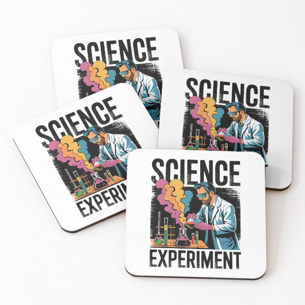 Item preview, Science Experiment – Vibrant Lab Scene with Beakers and Fumes designed and sold by Taans-Creation.
