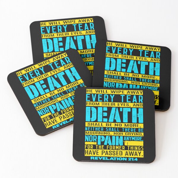 Item preview, Revelation 21:4 Death Shall Be No More designed and sold by plushism.