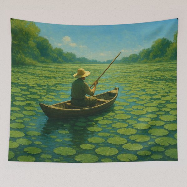 Item preview, Silent journey through water lilies designed and sold by Sigtrix.