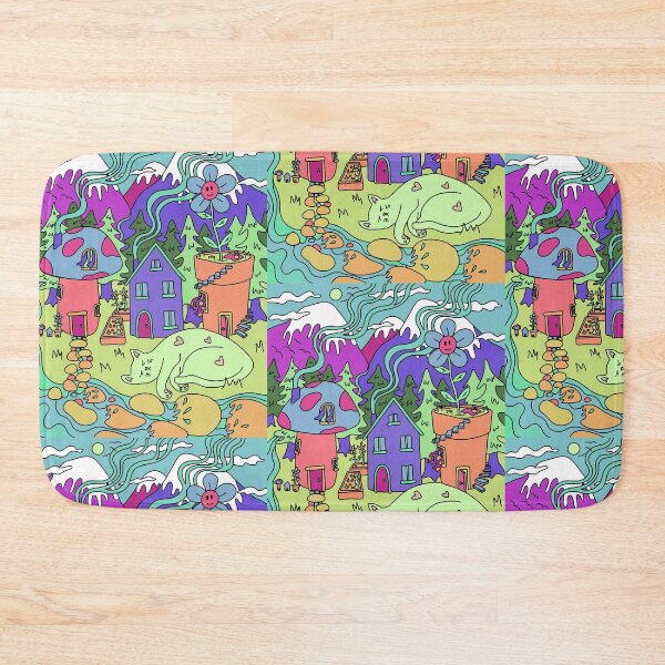 Item preview, Woodland Gnome Town – Fairytale Cottagecore Scene designed and sold by Spotted Doodles.