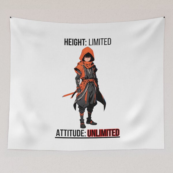 Item preview, Unlimited  Attitude – Kid Funny Sarcastic Quote Design designed and sold by Born to Isekai.