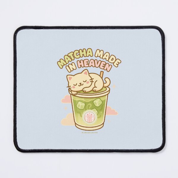 Item preview, Matcha Made in Heaven – Sleeping Cat on Iced Matcha Cup designed and sold by MLynCollective.