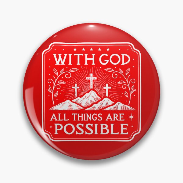 Item preview, Matthew 19:26 With God All Things Are Possible designed and sold by plushism.
