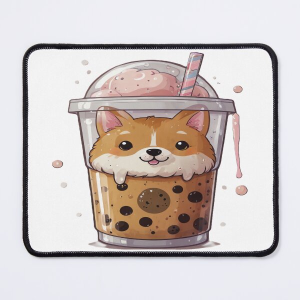 Item preview, Kawaii Shiba Inu Boba Tea designed and sold by Shiwwa.