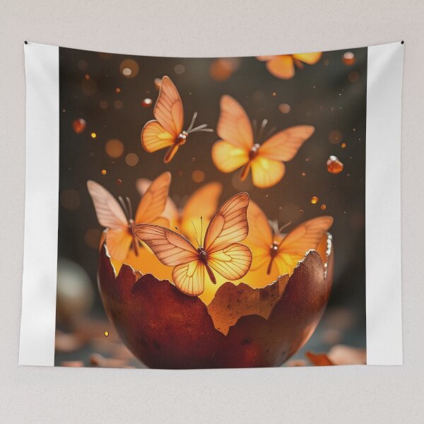 Item preview, Emergence of Light: The Butterfly's Birth designed and sold by oanaunciuleanu.