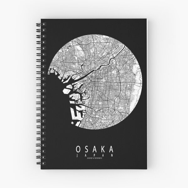 Item preview, Osaka City Map of Kansai, Japan - Full Moon designed and sold by deMAP.