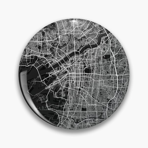 Item preview, Osaka City Map of Kansai, Japan - Full Moon designed and sold by deMAP.