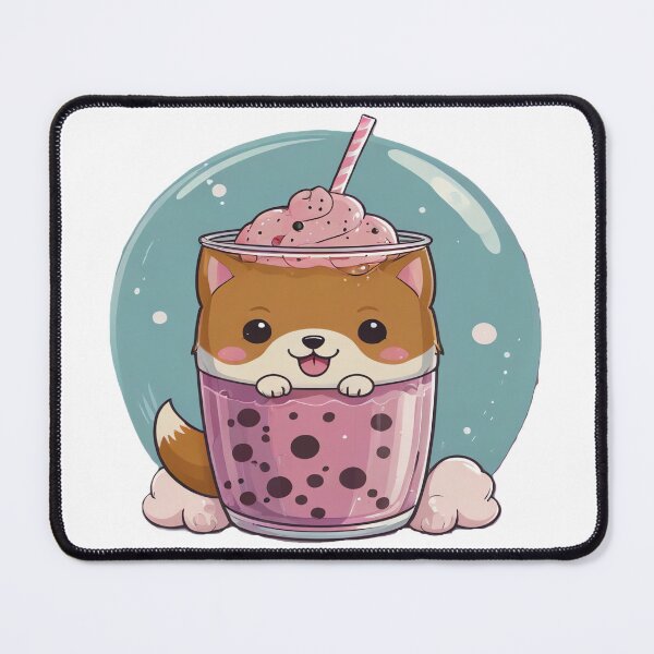 Item preview, Kawaii Shiba Inu Boba Tea designed and sold by Shiwwa.