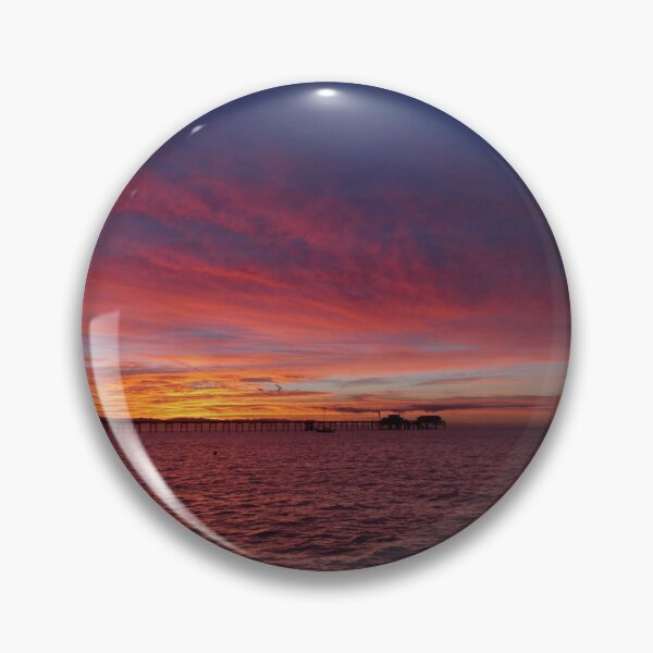 Item preview, Crimson & Violet sunrise Avila Beach sailboats pier photo designed and sold by ArtByAMReisig.