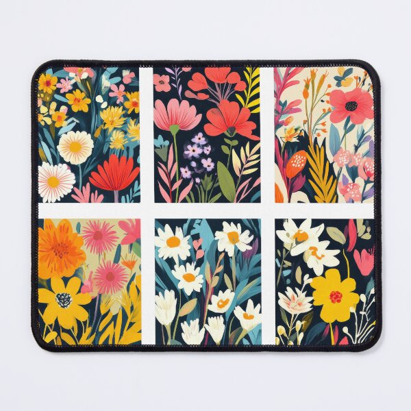 Item preview, Bright and colorful floral illustrations with vibrant flowers and leaves transparency designed and sold by Lucky-jl.