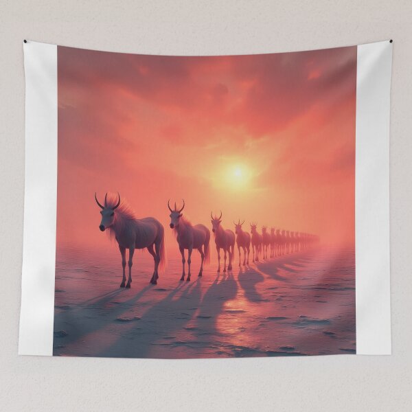 Item preview, The Endless March of the Antelope designed and sold by oanaunciuleanu.