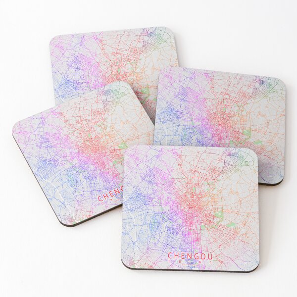 Item preview, Chengdu City Map of Sichuan, China  - Colorful designed and sold by deMAP.