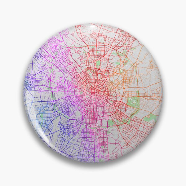 Item preview, Chengdu City Map of Sichuan, China  - Colorful designed and sold by deMAP.
