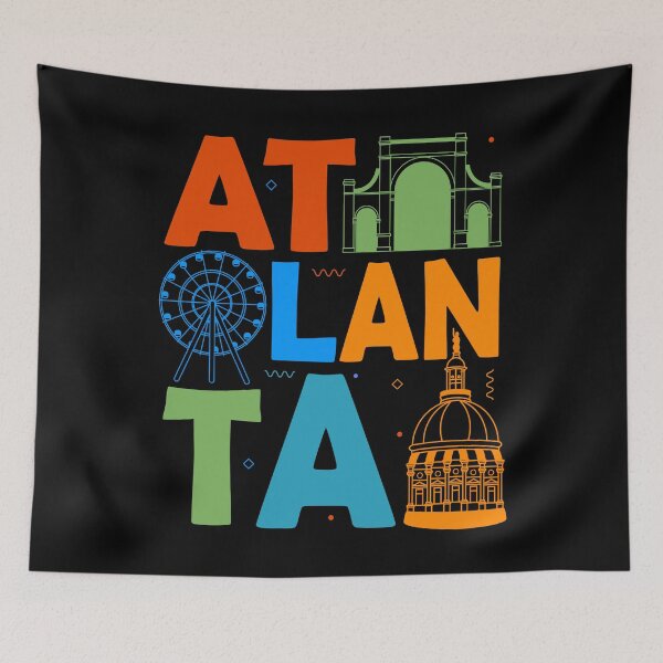 Artikelvorschau, Atlanta Georgia Souvenir Männer Frauen Atlanta entworfen und verkauft von DSWShirts.