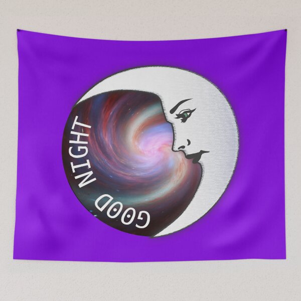 Item preview, Goodnight Moon – Dreamy Nighttime Design for Peaceful Sleep and Gentle Vibes designed and sold by ArtsyExplorer.