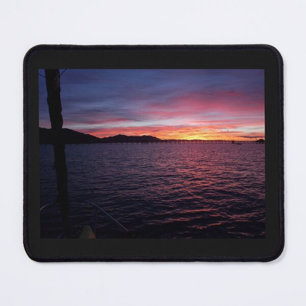 Item preview, Sailing Into Dusk – Pier at Sunset Central Coast California photo designed and sold by ArtByAMReisig.