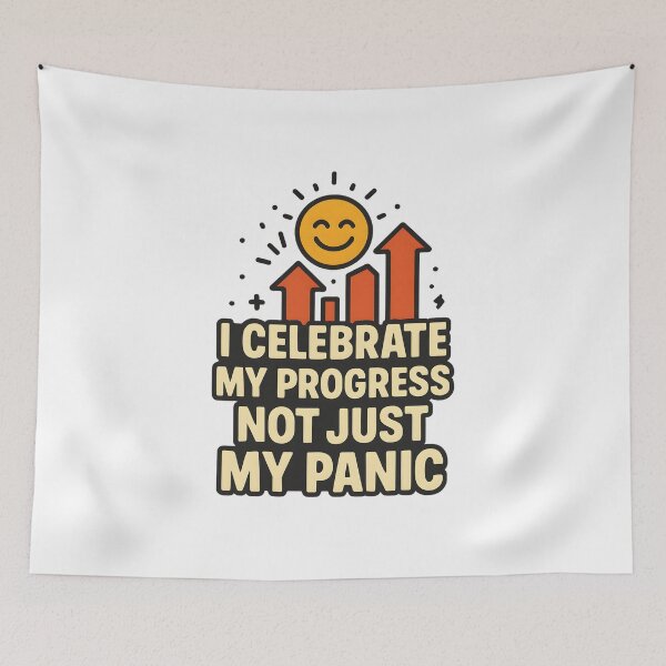Item preview, Celebrate Small Wins – Motivational Progress Art designed and sold by inkNext.
