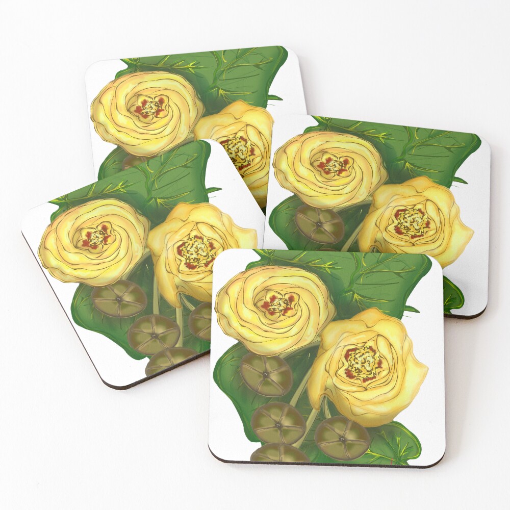 Item preview, Coasters (Set of 4) designed and sold by Rynkeolanui.