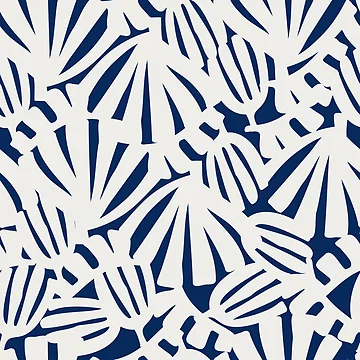 Artwork thumbnail, Abstract Summer Shells pattern by AntiPops