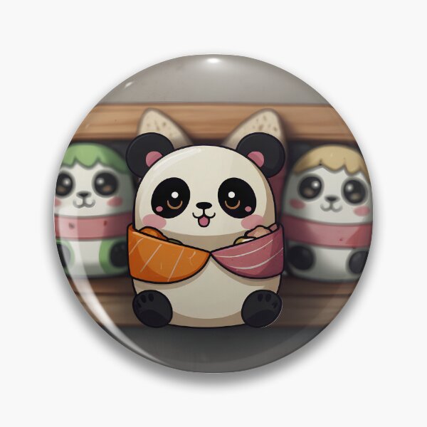 Item preview, Kawaii Panda Sushi designed and sold by Shiwwa.
