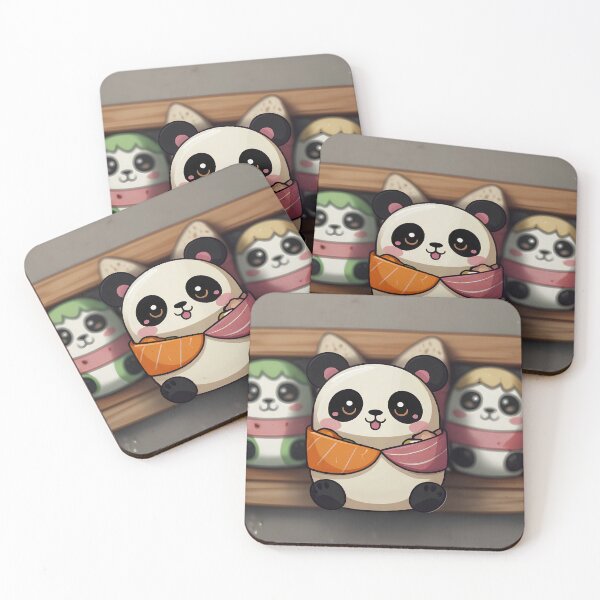 Item preview, Kawaii Panda Sushi designed and sold by Shiwwa.