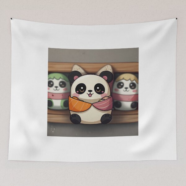 Item preview, Kawaii Panda Sushi designed and sold by Shiwwa.