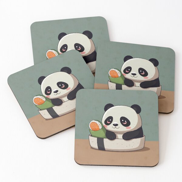 Item preview, Kawaii Panda Sushi designed and sold by Shiwwa.
