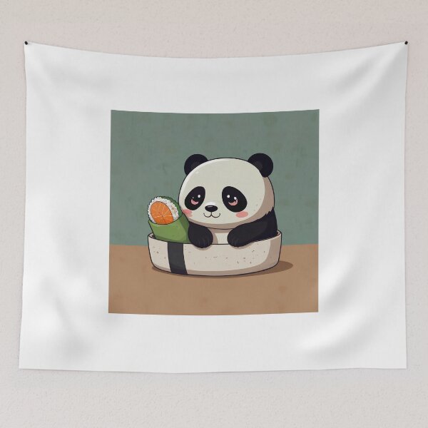 Item preview, Kawaii Panda Sushi designed and sold by Shiwwa.