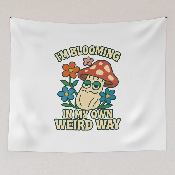 Item preview, Mushroom Bloomed and Unbothered designed and sold by inkNext.