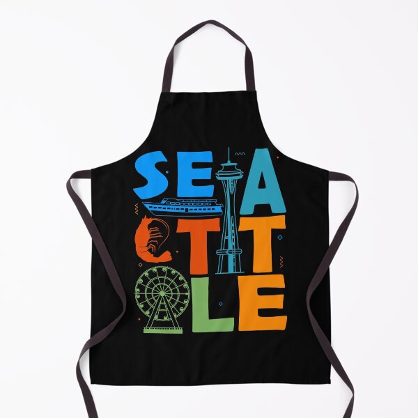 Artikelvorschau, Seattle Washington Souvenir Skyline Needle Seattle entworfen und verkauft von DSWShirts.