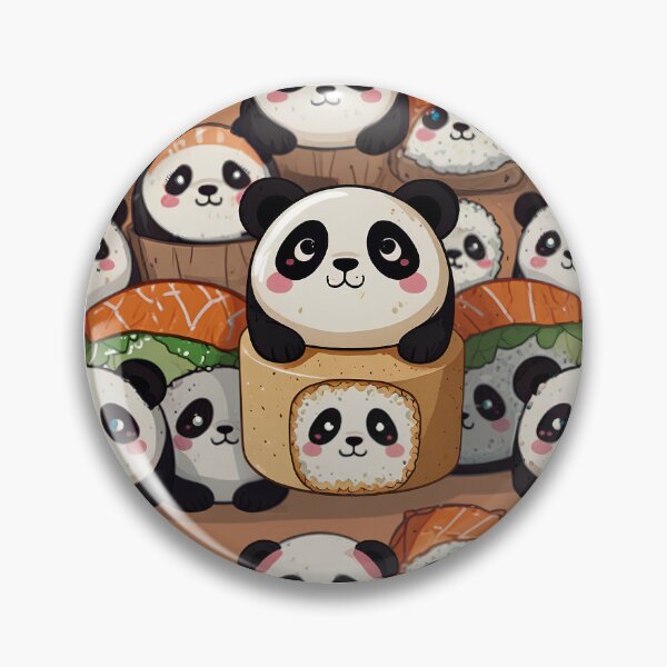 Item preview, Kawaii Panda Sushi designed and sold by Shiwwa.