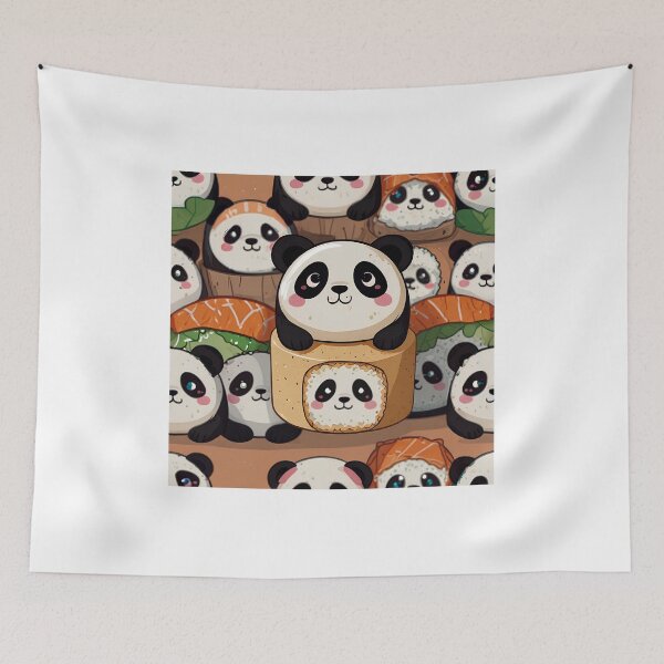 Item preview, Kawaii Panda Sushi designed and sold by Shiwwa.