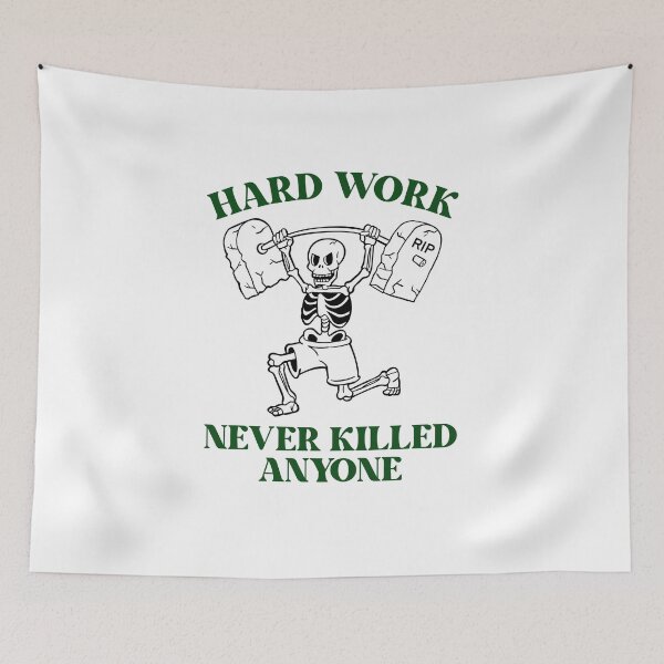 Item preview, Hard work never killed anyone , humor office life, boss vs officer  designed and sold by StairheadStore.