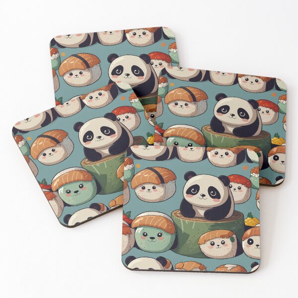 Item preview, Kawaii Panda Sushi designed and sold by Shiwwa.