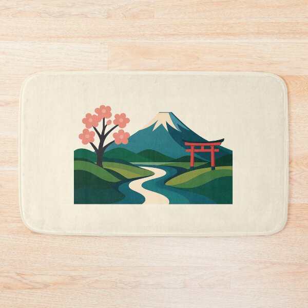 Item preview, Mount Fuji in Minimal Harmony designed and sold by TheWonkyEaselCo.