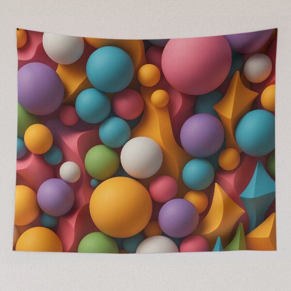 Item preview, Color Sphere Playground designed and sold by Kaleidoscope Print.