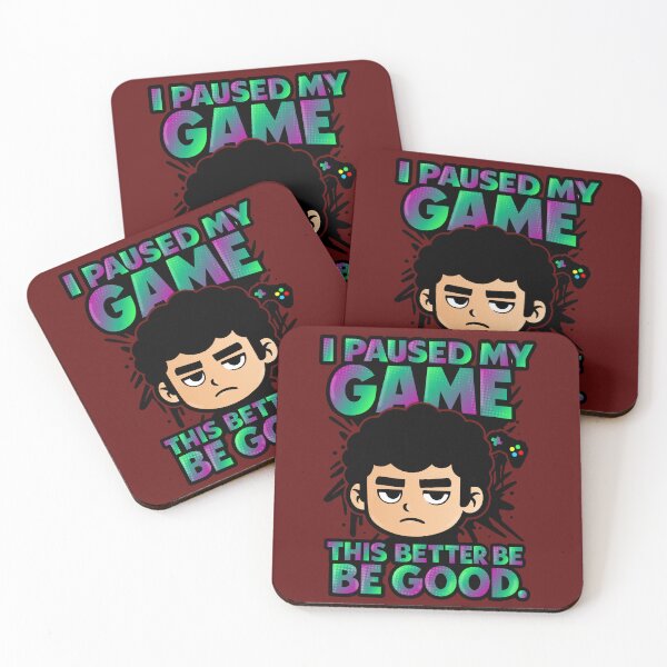 Item preview, I paused my game this better be good. designed and sold by CuzcrazyArts.
