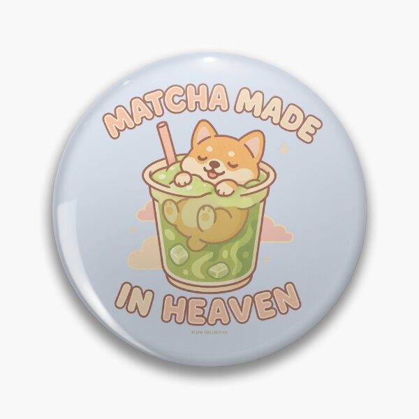 Item preview, Matcha Made in Heaven – Corgi in Iced Matcha Latte designed and sold by MLynCollective.