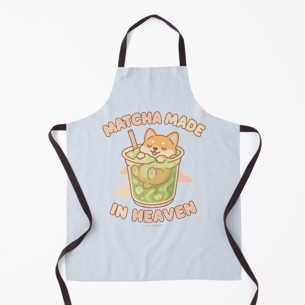 Item preview, Matcha Made in Heaven – Corgi in Iced Matcha Latte designed and sold by MLynCollective.