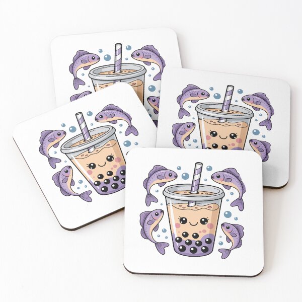Item preview, fish bubble tea designed and sold by jkrphoto.