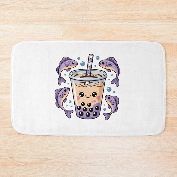 Item preview, fish bubble tea designed and sold by jkrphoto.