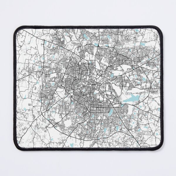 Item preview, Bengaluru City Map of India - Circle designed and sold by deMAP.