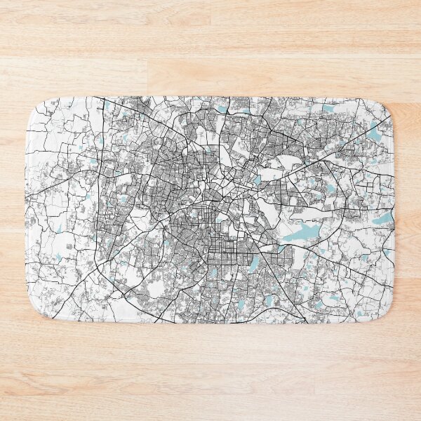 Item preview, Bengaluru City Map of India - Circle designed and sold by deMAP.
