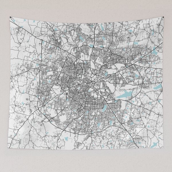 Item preview, Bengaluru City Map of India - Circle designed and sold by deMAP.