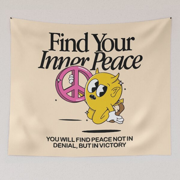 Item preview, Find your inner peace you will find peace not in denial, but in victory designed and sold by BrownHorse90s.