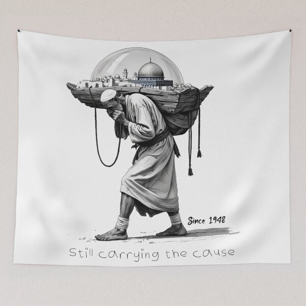 Item preview, Still Carrying the Cause – Jerusalem on His Back designed and sold by Pulse Creativity Designs.