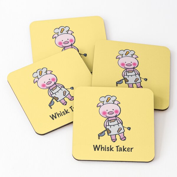 Item preview, Whisk Taker Funny Pig Chef Design designed and sold by CuteCartoon.